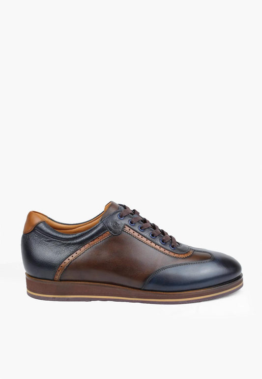 Princeton Sneaker Navy Brown