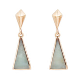 Prism Amazonite and Bronze Post Earrings - Barse Jewelry - Flyclothing LLC