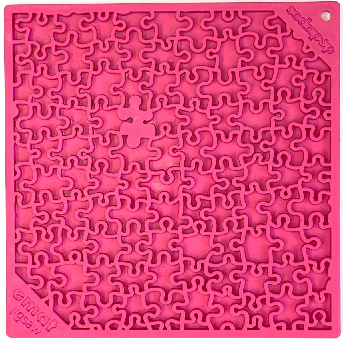 Jigsaw Puzzle eMat - Enrichment Lick Mat for Dogs and Cats | eMat Enrichment Toy for Anxiety Relief | USA Made - SodaPup/True Dogs, LLC - Flyclothing LLC