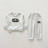Casual and Versatile Two-Piece Set: Letters Print Top Pullover and Pants for Baby and Toddlers - MyKids-USA™