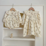 Adorable Baby Lace Collar Onesies or Floral Pattern Girls Dress - MyKids-USA™