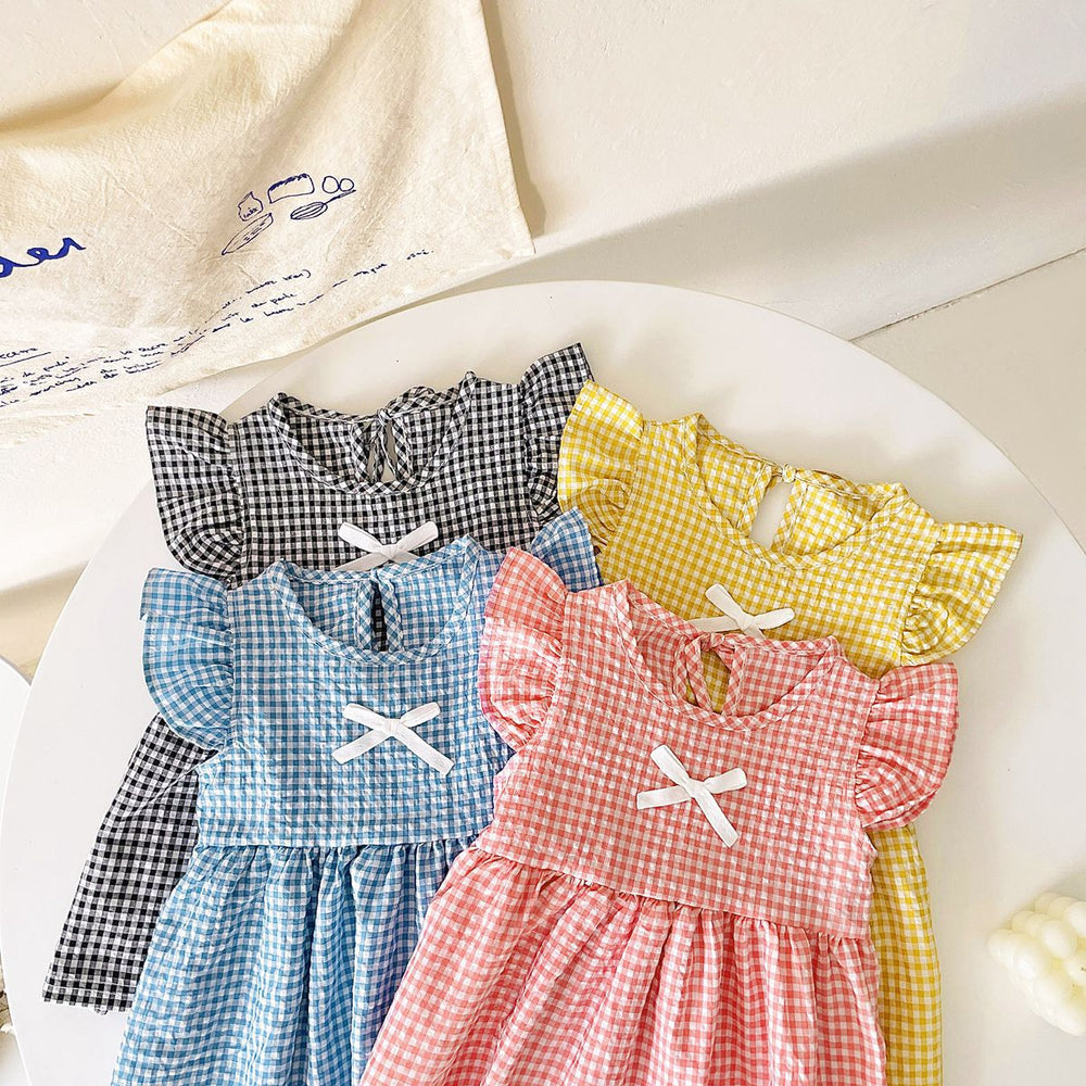 Baby Girl Various Style Print Pattern Loose Summer Dress - MyKids-USA™