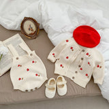 Baby Girl Embroidered Pattern Cardigan