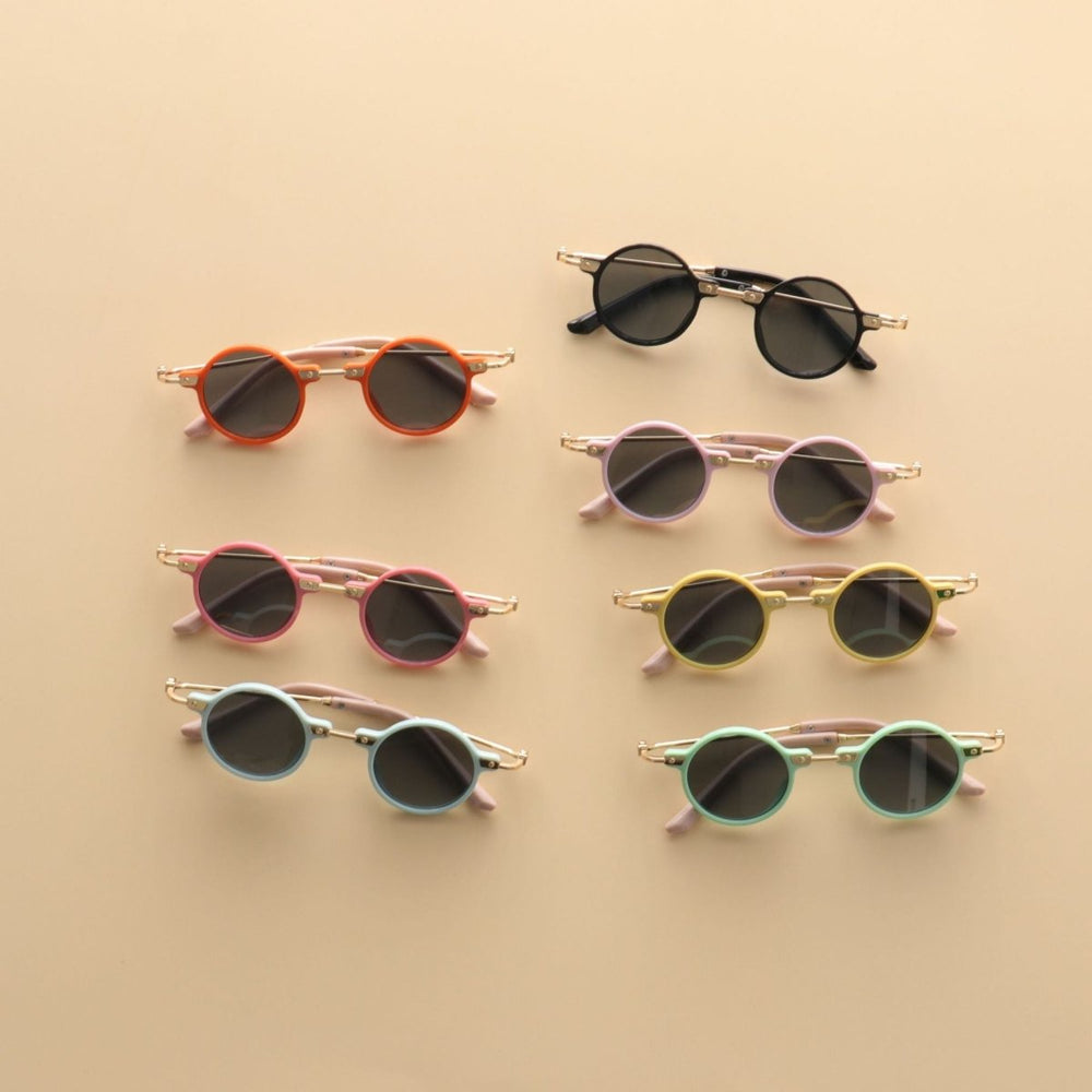 Kids Small Frame Design Vintage Style Metal Sunglasses - MyKids-USA™