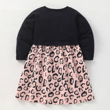 Baby Girl Cat Embroidered Pattern Patchwork Design Dress - MyKids-USA™