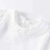 Summer Arrival Baby Girls Cute Color Patchwork Rabbits Pattern Short Sleeves Dress - MyKids-USA™