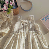 Summer Arrival Baby Kids Girls Cute Sleeveless Flowers Pattern Printed Dress
