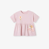 Summer Baby Kids Flowers Pattern Dress and Pants Clothing Set for Girls - MyKids-USA™