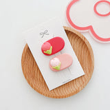 Sweet Girl Collection: Cute Floral Fabric Hairband And Bangs Clip, Lovely Hair Accessories For Girls Set
