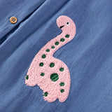 Summer Arrival Denim Cartoon Pattern Fly Sleeves Dress for Stylish Girls - MyKids-USA™
