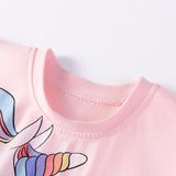 Summer Arrival Animals Cartoon Pattern Fly Sleeves Dress for Stylish Girls - MyKids-USA™