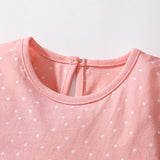 Summer Arrival Animals Cartoon Pattern Short Sleeves Dress for Stylish Girls