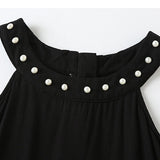 Baby Girl Solid Color Halter Neck Design Tirregular Hem Dress For Special Ocassion - MyKids-USA™