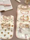 Adorable Cartoon U-Shaped Cotton Drool Cloth Muslin Bib - MyKids-USA™