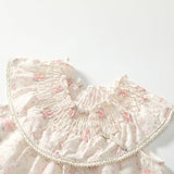 Summer Baby Kids Floral Pattern Sleeveless Top Dress and Bloomers Clothing Set for Girls