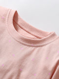 High Quality Autumn Girls Long Sleeves Sparrow Bird Pattern Crew Neck Long Sleeves Dress