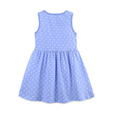 Summer Pure Cotton Animals and Flowers Pattern Sleeveless Dress for Stylish Girls