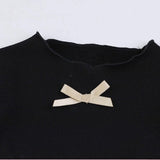Baby Girl Bow Tie Decoration Patchework Design Mesh Overlay Dress