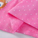 Summer Arrival Animals and Dots Pattern Short Sleeves Dress for Stylish Girls - MyKids-USA™