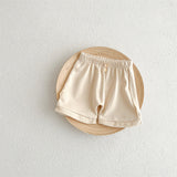 Baby Unisex Solid Color Comfy Summer Shorts In Summer - MyKids-USA™