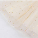 Baby Girl Bow Tie Decoration Patchework Design Mesh Overlay Dress