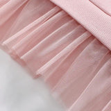 Summer Arrival Dancing Mouse Pattern Short Sleeves Tulle Dress for Stylish Girls - MyKids-USA™
