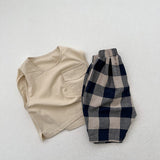 Summer Hot Selling Unisex Plaid Soft Cotton Thin Pants