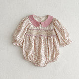 Autumn Floral Graphic Sister Clothes Dress & Onesies