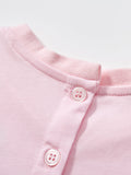 Spring And Summer Baby Girls Short Sleeves Rabbit Cartoon Chiffon Dress - MyKids-USA™