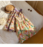 Summer Arrival Baby Kids Girls Cute Sleeveless Oil-Painting Flowers Pattern Printed Dress - MyKids-USA™