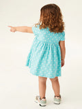 Spring And Summer Baby Girls Short Sleeves Ice-Cream Cartoon Polka Dots Dress - MyKids-USA™