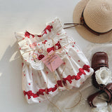 Summer Arrival Baby Kids Girls Sleeveless Rabbit Cartoon Pattern Dress - MyKids-USA™