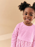 Arrival Autumn Girls Cartoon Princess Mouse Crew Neck Long Sleeves Floral Dress - MyKids-USA™
