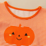 Striped Embroidered Tulle Dress: Halloween Edition For Girls - MyKids-USA™