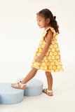 Summer Baby Girls Sleeveless White Rose Pattern Dress - MyKids-USA™