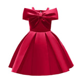 Baby Girl Solid Color Sling Princess Fashion Dress Children’s Formal Dress - MyKids-USA™