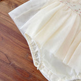 Summer Arrival Baby Girls Cute Sleeveless Floral Pattern Dress Design Strap Onesies