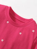 Spring And Summer Baby Girls Short Sleeves Rainbow Horse Floral Cartoon Dress - MyKids-USA™