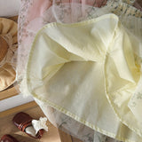 Summer Arrival Floral Pattern Fly Sleeves Tulle Dress for Stylish Girls - MyKids-USA™