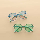 Kids Boy And Girl Cartoon Animal Shape Round Frame Fashion Sunglasses - MyKids-USA™ - Flyclothing LLC