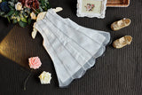 Baby Girl Dimensional Butterfly Embroidery Lace Patchwork Sleeveless Dress - MyKids-USA™