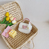 Children Girl Fashion Heart Pattern Mini One-Shoulder Bags Accessories