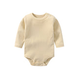 Baby Multi Color Comfy Cotton Long Sleeve Onesies Bodysuits - MyKids-USA™
