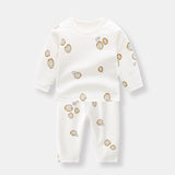 Baby 1pcs Allover Fruit Graphic Long Sleeve Bottoming Shirt & Trousers Sets - MyKids-USA™