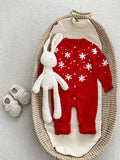Spring Baby And Kids Girls Floral Knitting Pattern Pullover Sweater/Romper And Hats Clothing Set