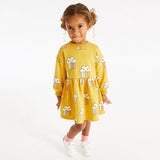 Lovely Cartoon Pattern Loose Autumn Dress - MyKids-USA™