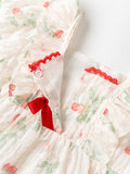 Summer Hot Selling Baby Girls Light Fruits Pattern Short Sleeves Sweet Cute Dress - MyKids-USA™