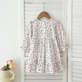 Spring Baby Girls French-style Floral Print Long-sleeved Onesies and Dress – Princess Sister Matching Set - MyKids-USA™