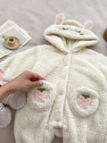 Winter Infant Baby Lovely Little Bear Little Rabbit Style Thermal Pajamas Romper - MyKids-USA™