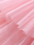 Summer Mesh Princess Dress for Girls, European and American Cute Baby Dress